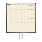Hobonichi Techo Weeks 2027 - White Line: Black - Famous | Online Store