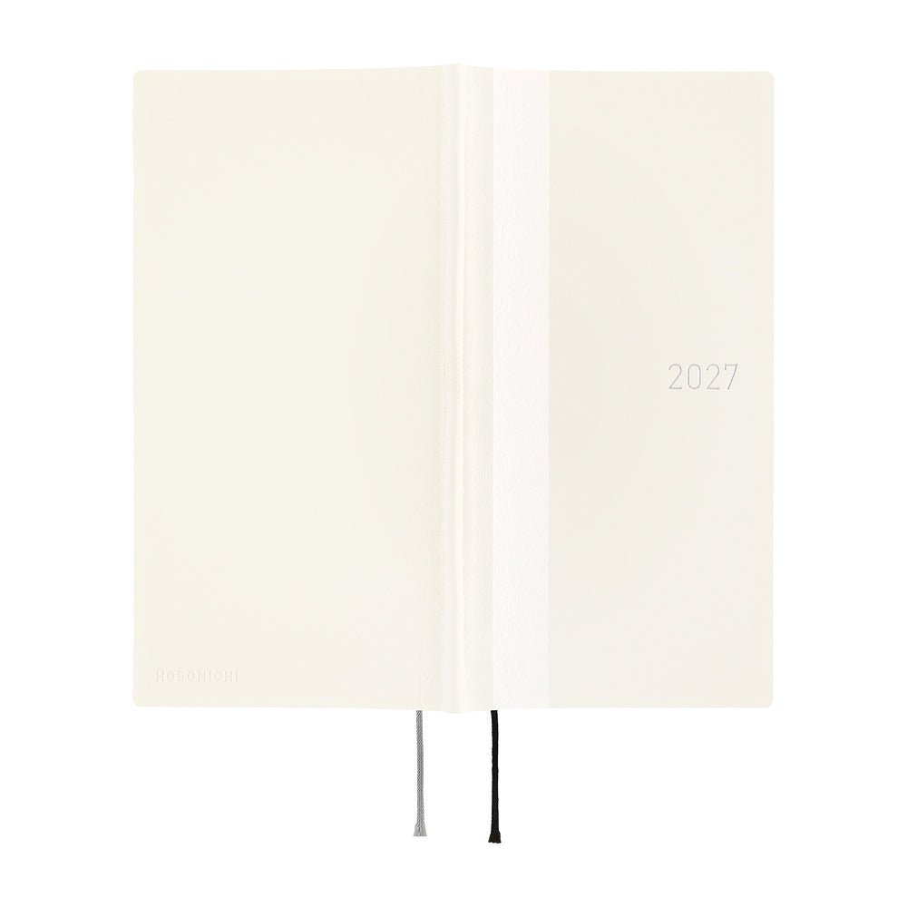 Hobonichi Techo Weeks 2027 - White Line: Ivory - Famous | Online Store