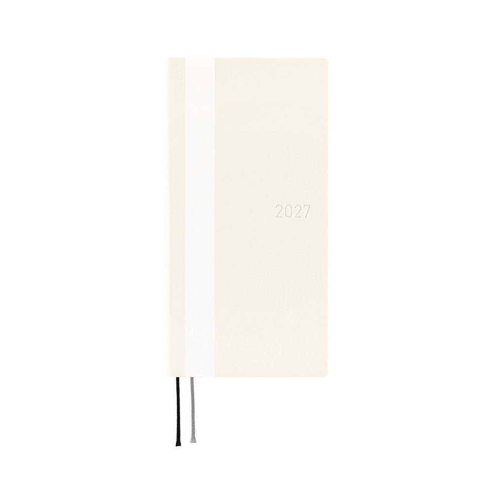 Hobonichi Techo Weeks 2027 - White Line: Ivory - Famous | Online Store