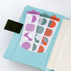 TSUKI no IRO: Bookmark-Style Foil-Pressed Stickers