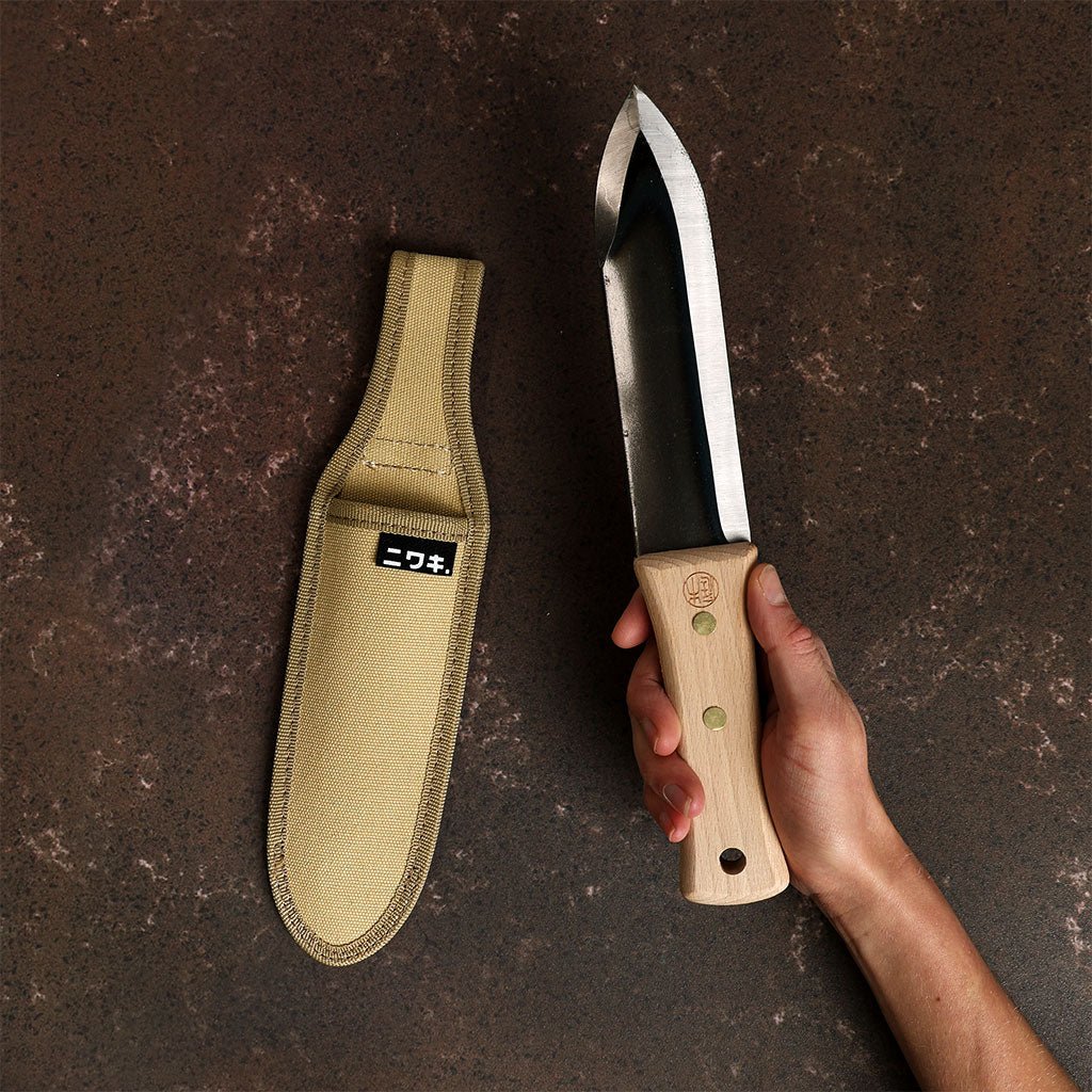Hori Hori Japanese Trowel with Holster - Famous | Online Store