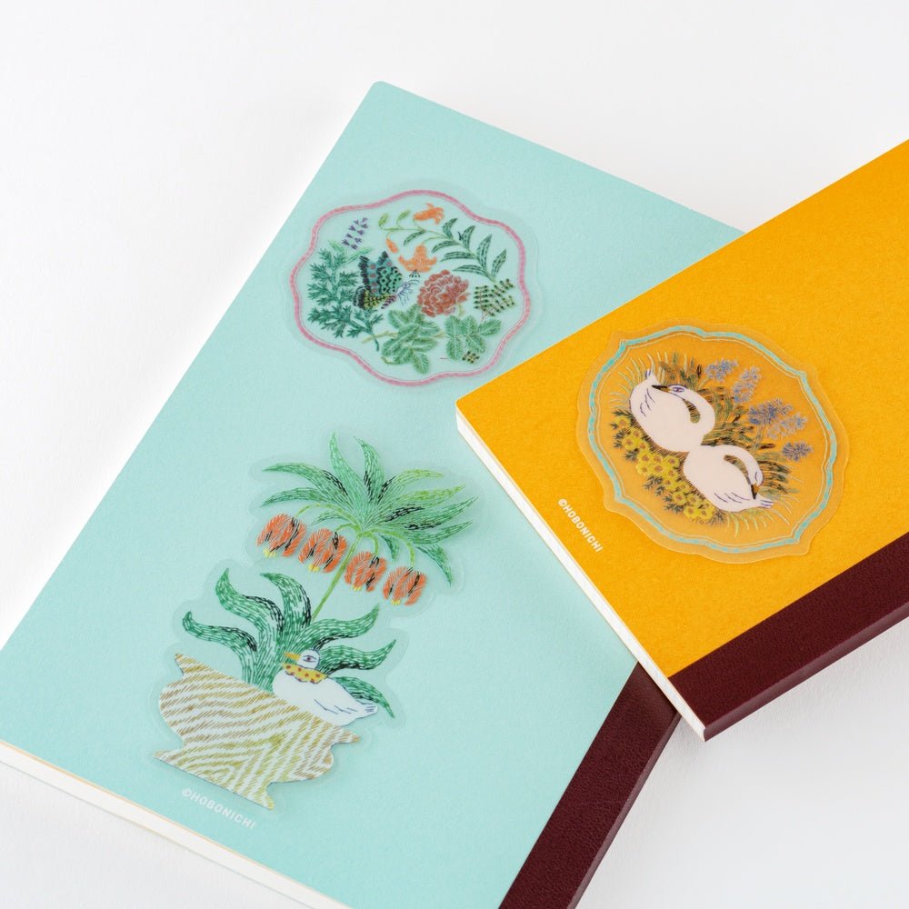 iyo okumi: Transparent Embroidery Sticker Set - My Garden - Famous | Online Store