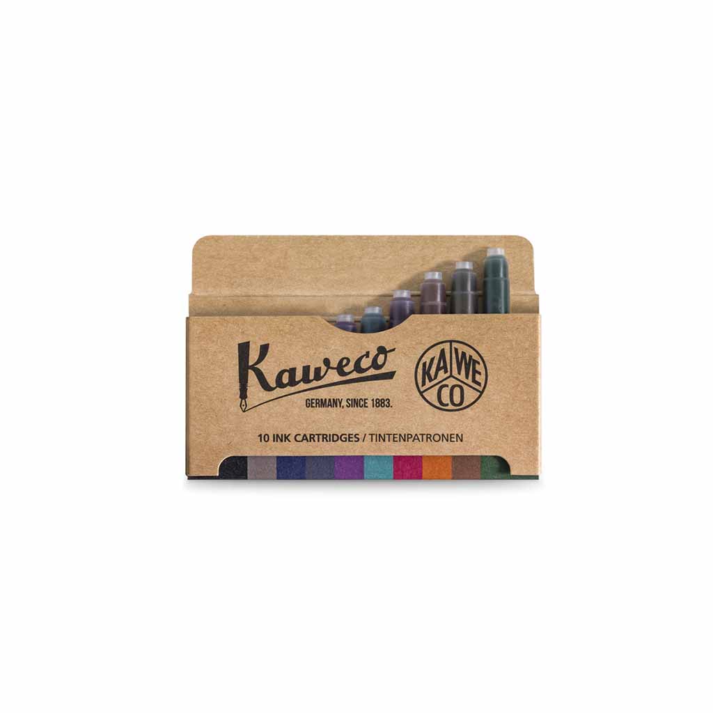 Kaweco 10-Color Ink Cartridge Sampler Pack - Famous | Online Store