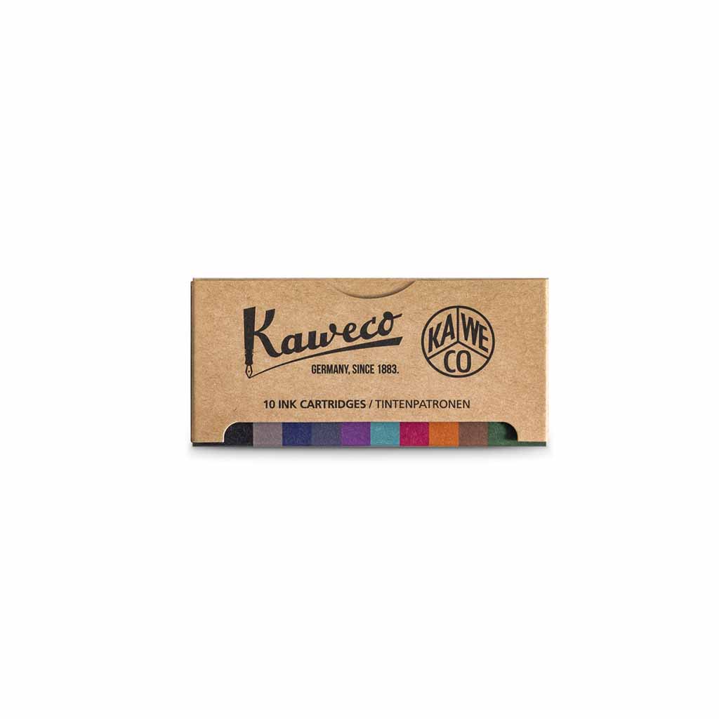 Kaweco 10-Color Ink Cartridge Sampler Pack - Famous | Online Store
