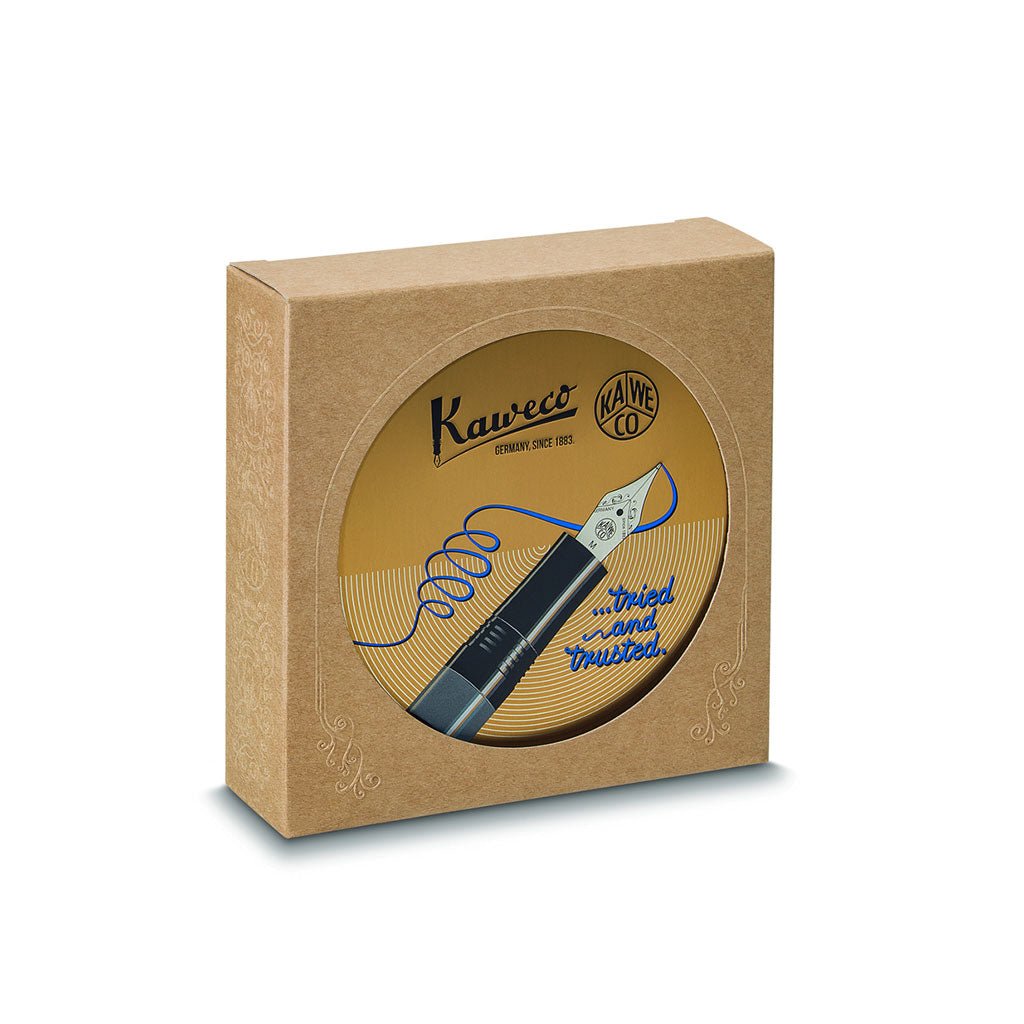 Kaweco Piston Sport AL Fountain Pen in Black/Gold - Famous | Online Store