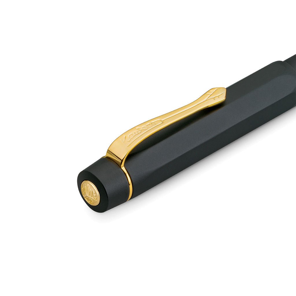 Kaweco Piston Sport AL Fountain Pen in Black/Gold - Famous | Online Store