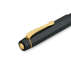 Kaweco Piston Sport AL Fountain Pen in Black/Gold - Famous | Online Store