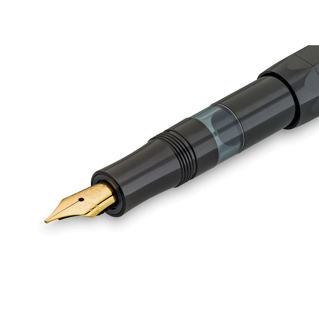 Kaweco Piston Sport Classic Fountain Pen in Black/Gold - Famous | Online Store