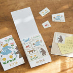 KITTA Stamp-Style Washi Stickers - Forest Morning - Famous | Online Store