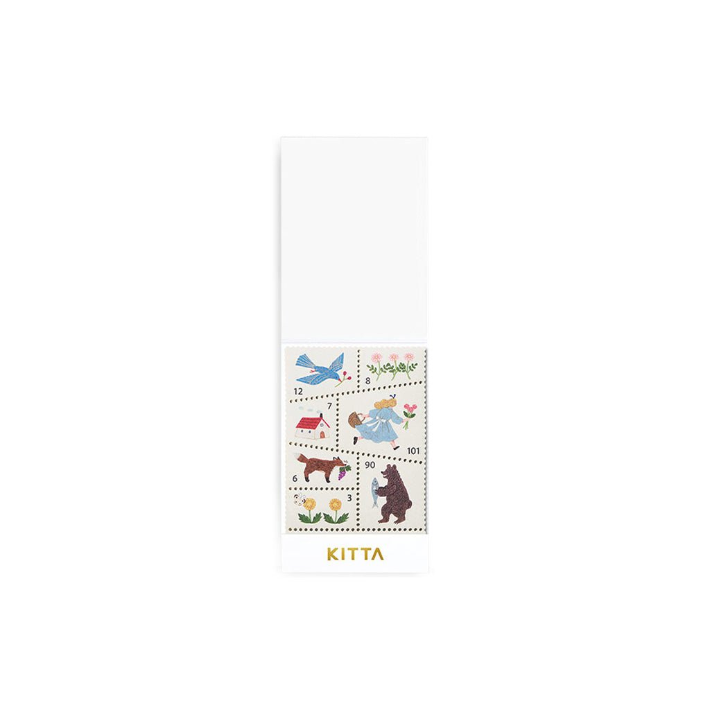 KITTA Stamp-Style Washi Stickers - Forest Morning - Famous | Online Store