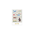 KITTA Stamp-Style Washi Stickers - Forest Morning - Famous | Online Store