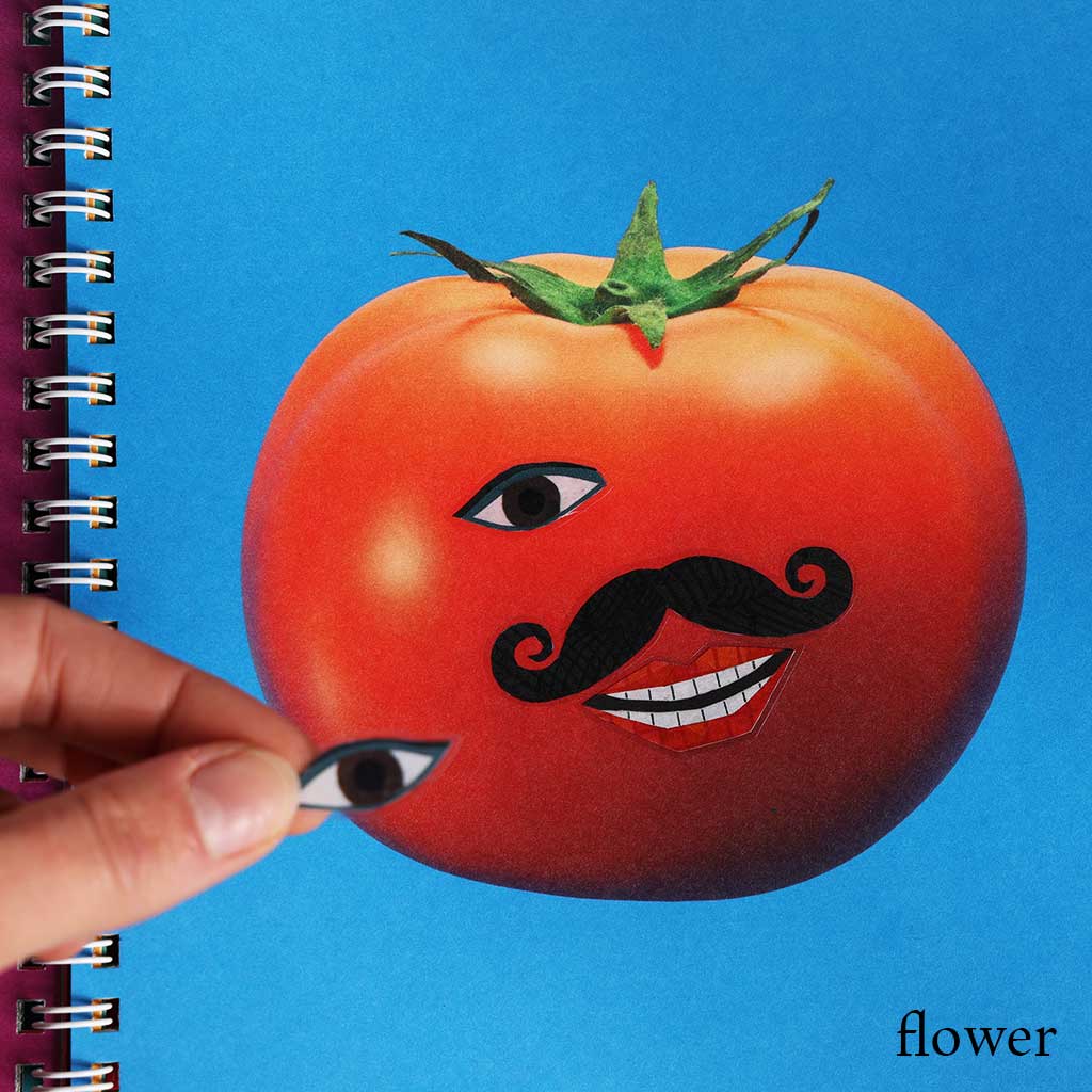 Kokuyo Make Faces Sticker Book - Famous | Online Store