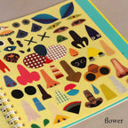 Kokuyo Make Faces Sticker Book - Famous | Online Store