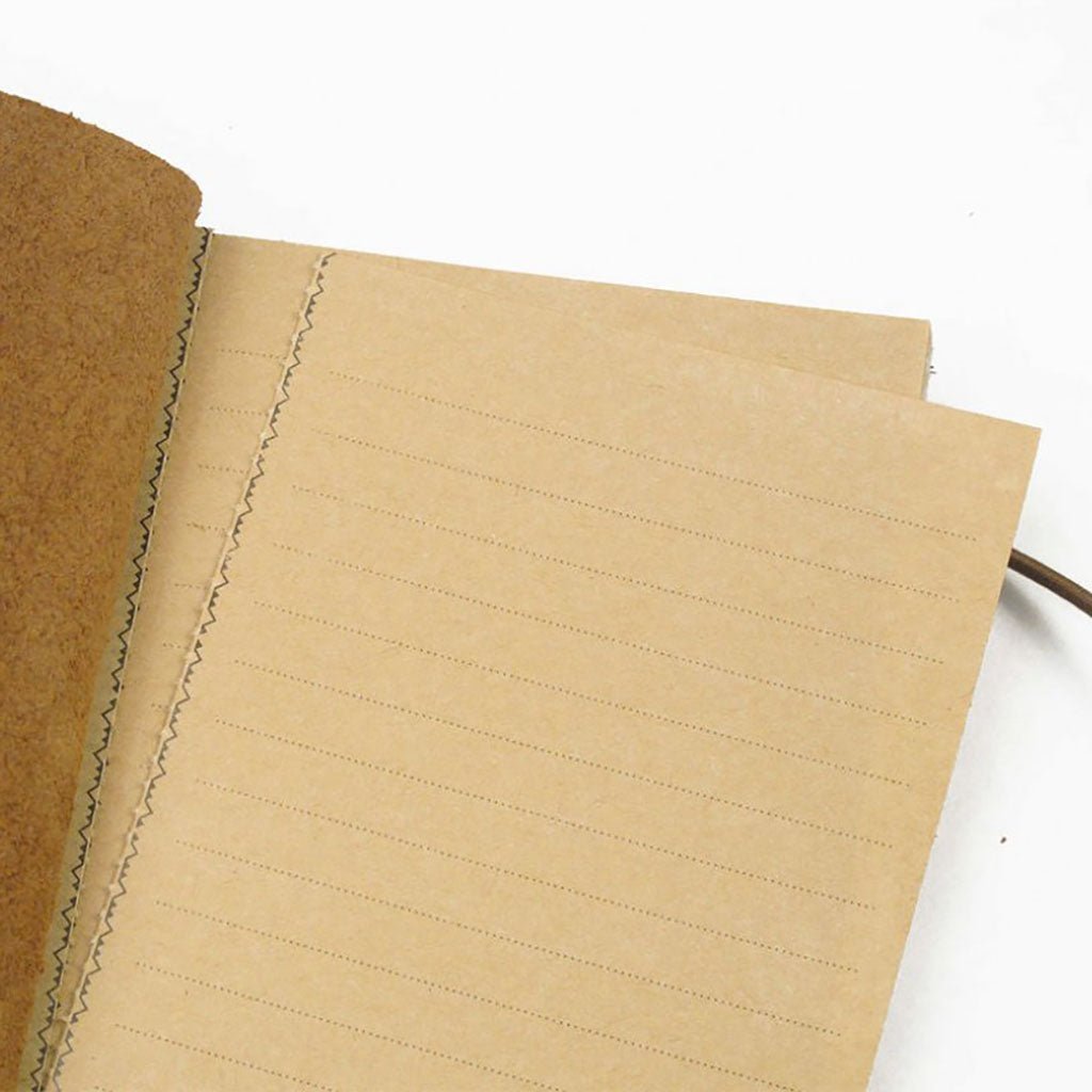 La Compagnie Du Kraft Refillable Leather Journal - A6 - Famous | Online Store