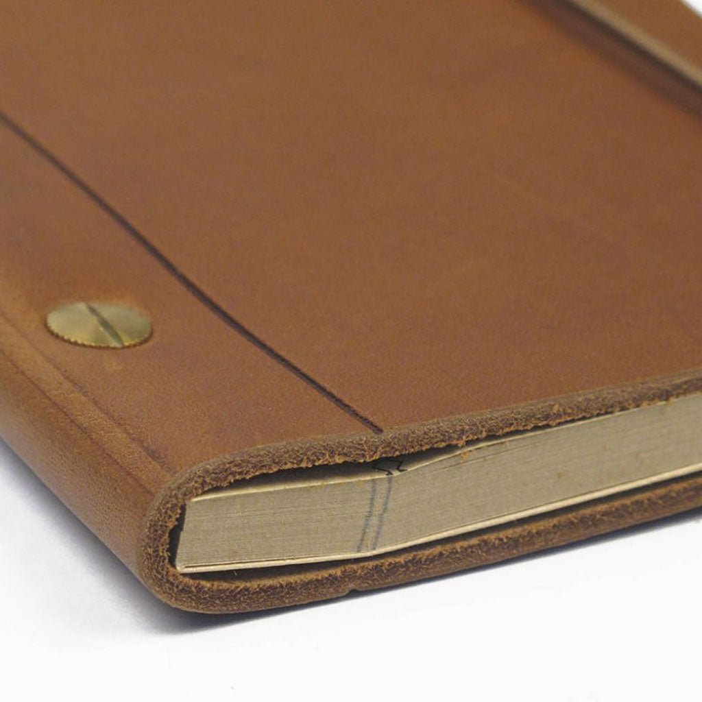 La Compagnie Du Kraft Refillable Leather Journal - A6 - Famous | Online Store