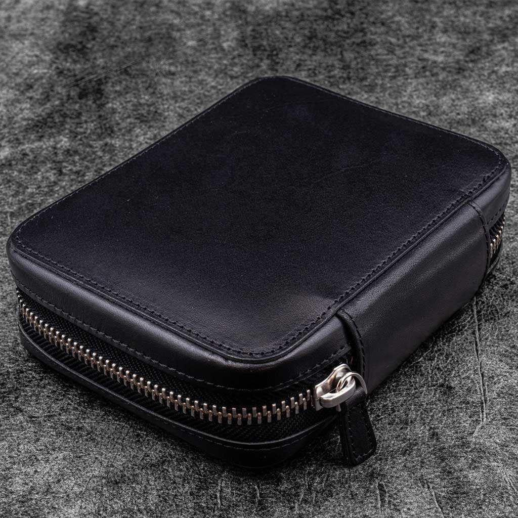 Leather Expansi-Pouch Wide 10-Slot Pen Case - Famous | Online Store