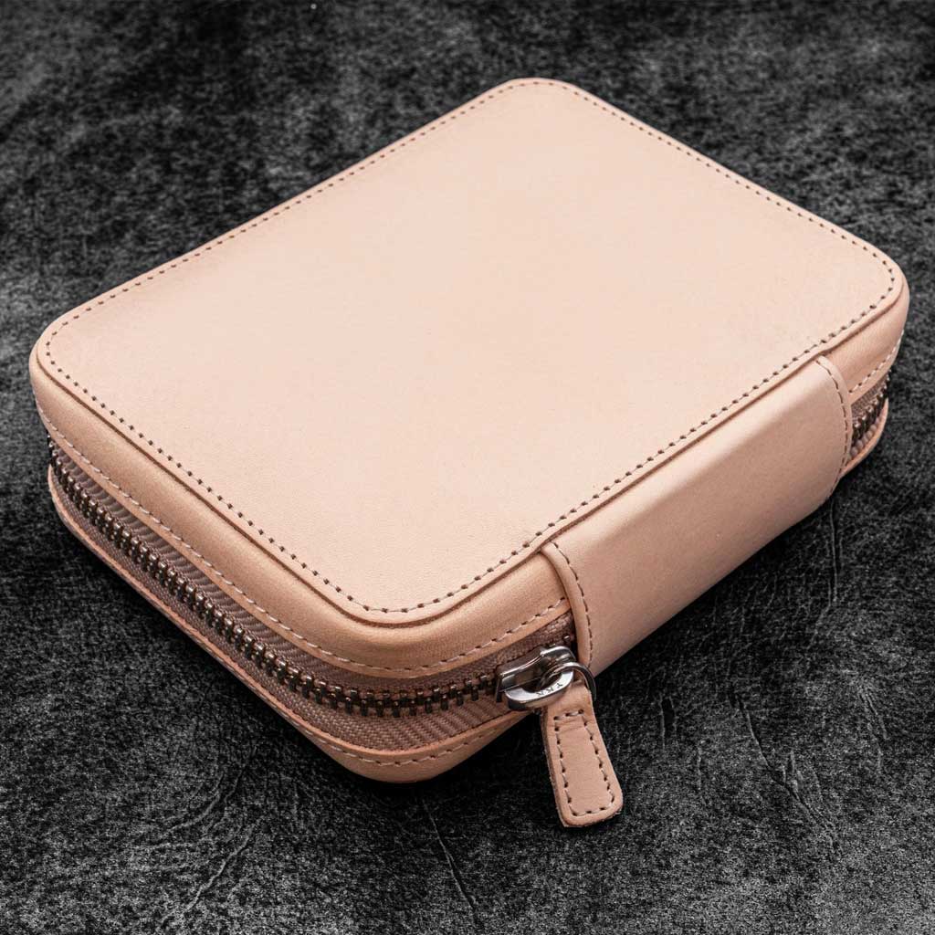 Leather Expansi-Pouch Wide 10-Slot Pen Case - Famous | Online Store