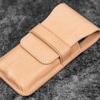 Leather Flap Pen Case for Three Pens - Famous | Online Store