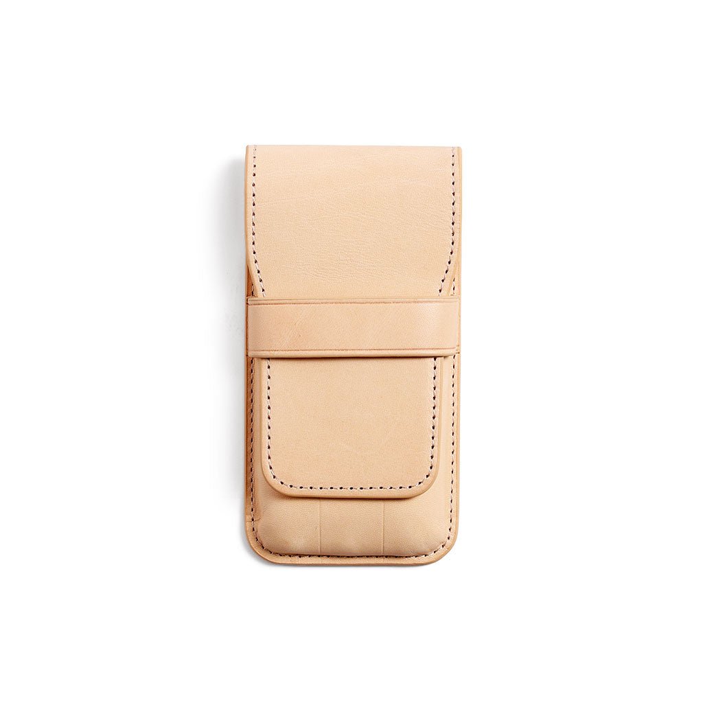 Leather Flap Pen Case for Three Pens - Famous | Online Store