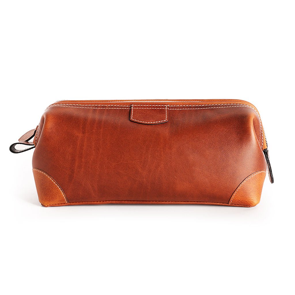 Leather Framed Dopp Kit - Famous | Online Store