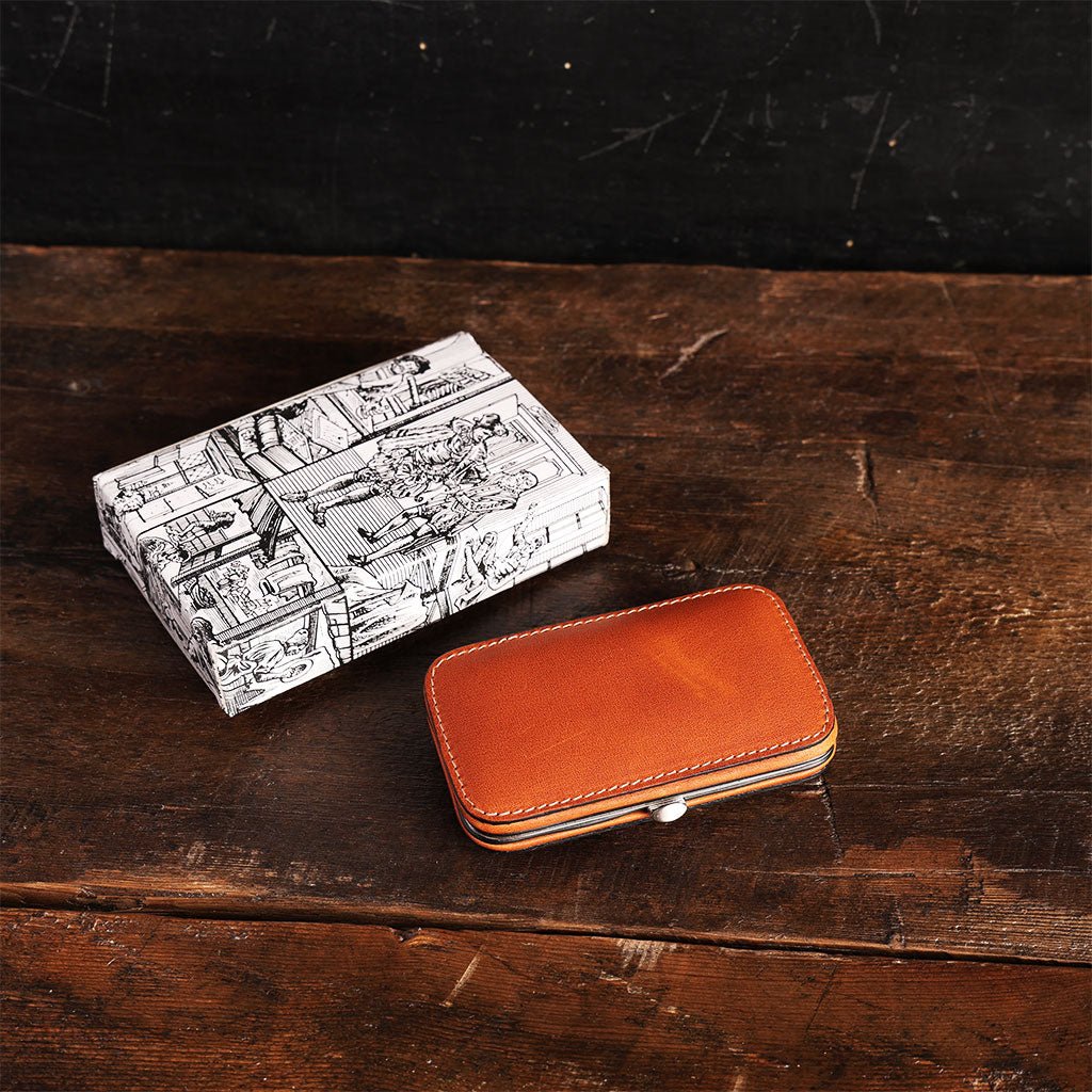 Leather Manicure Set - Famous | Online Store