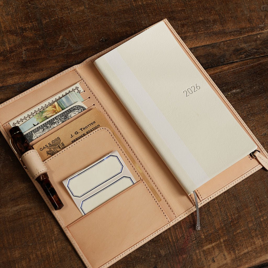 Leather Wallet Insert for Traveler's Notebook - Famous | Online Store