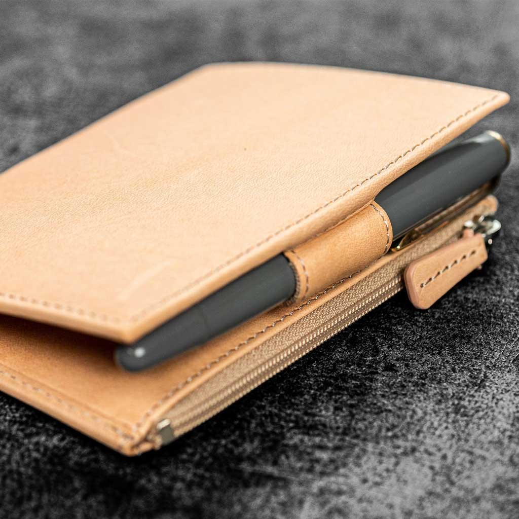 Leather Wallet Insert for Traveler's Passport Notebook - Famous | Online Store