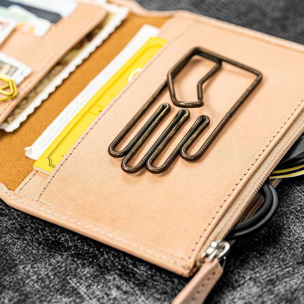 Leather Wallet Insert for Traveler's Passport Notebook - Famous | Online Store