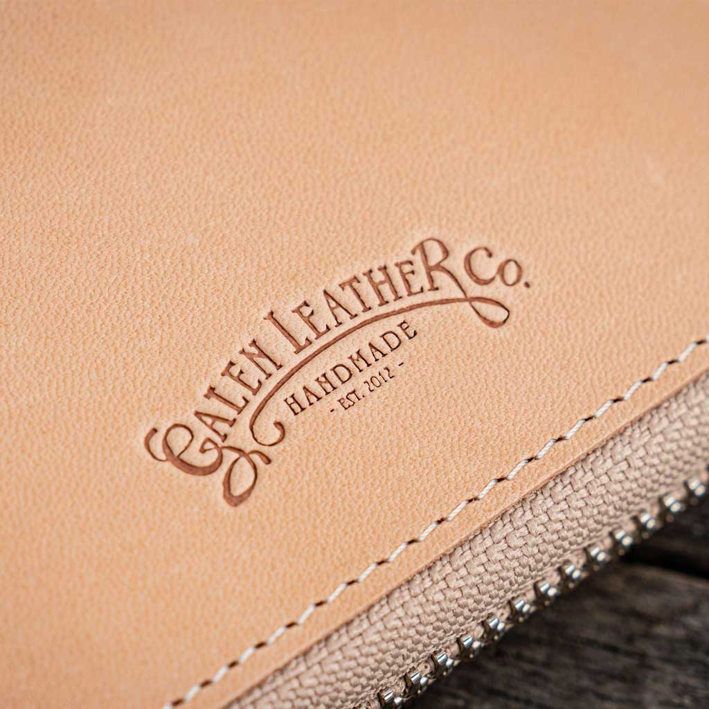 Leather Zippered 10-Slot Pen Case - Famous | Online Store
