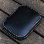 Leather Zippered 10-Slot Pen Case - Famous | Online Store