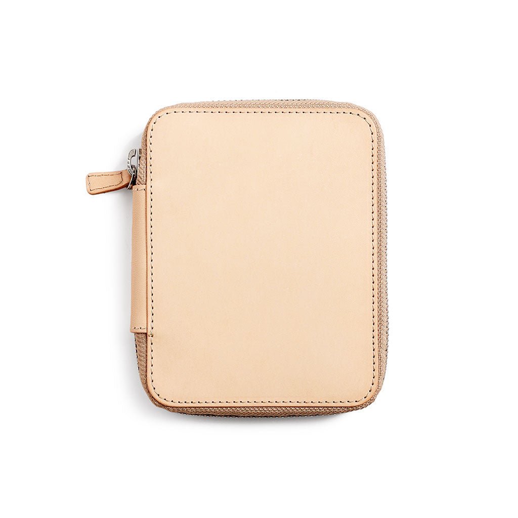 Leather Zippered 10-Slot Pen Case - Famous | Online Store