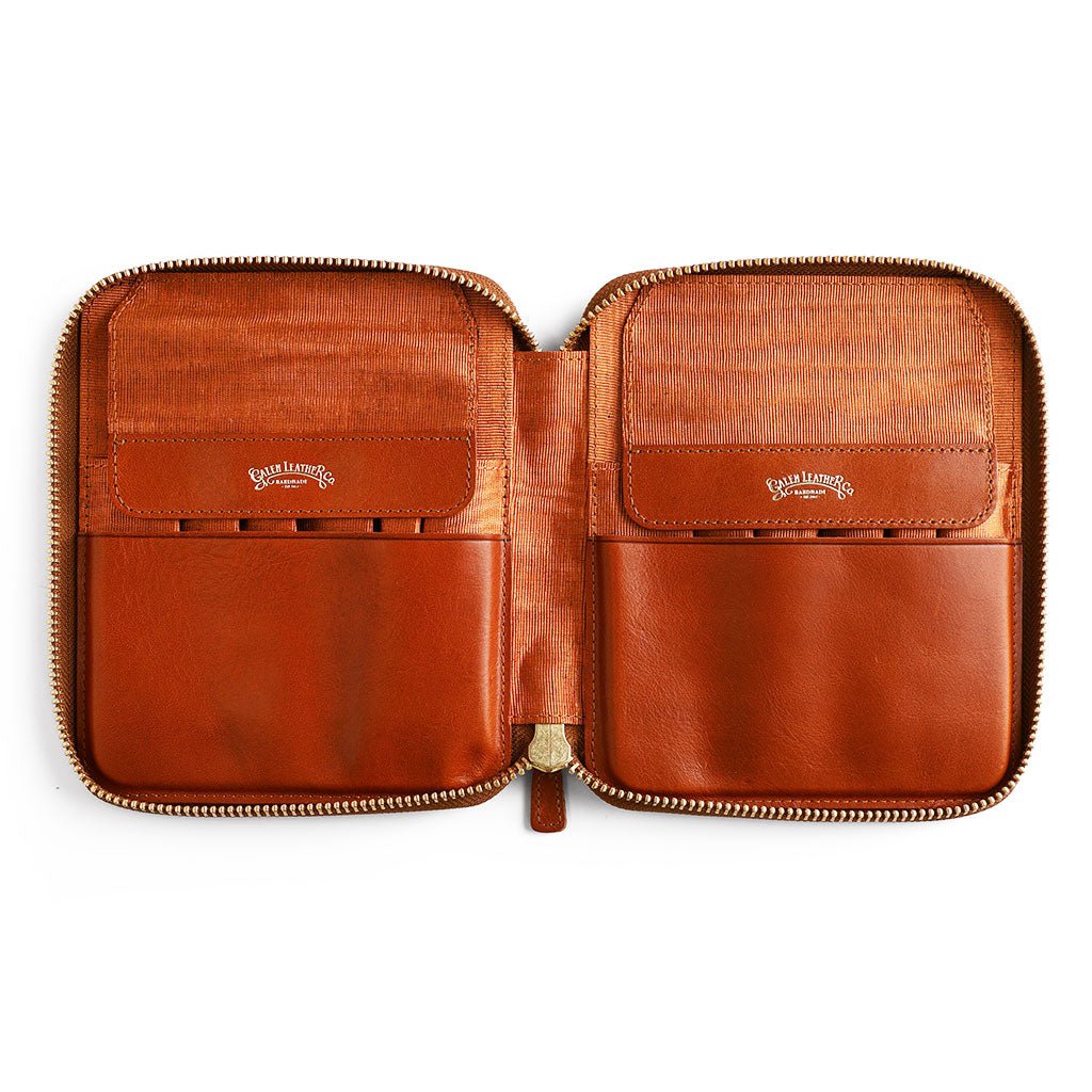 Legacy Leather Zip Pen Case for 12 Pens - Famous | Online Store