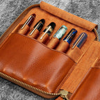 Legacy Leather Zip Pen Case for 12 Pens - Famous | Online Store