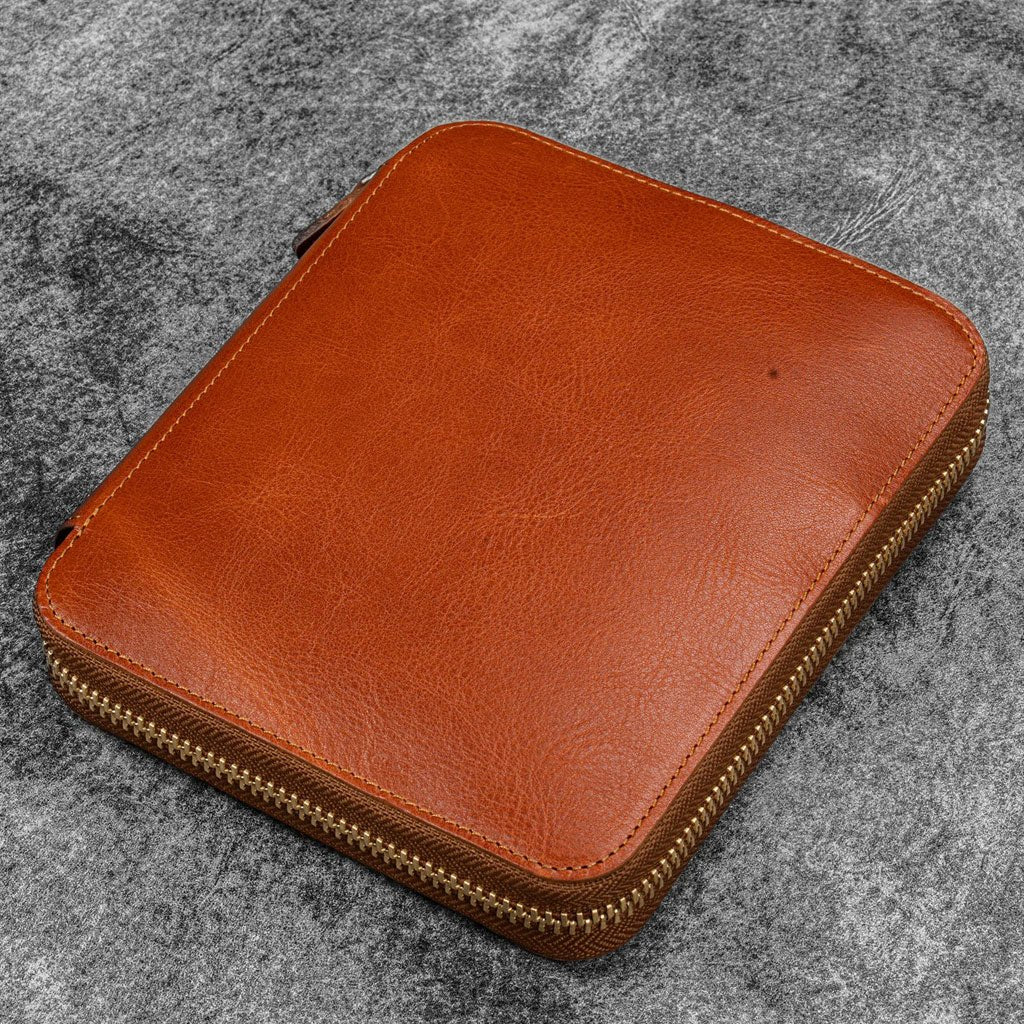 Legacy Leather Zip Pen Case for 12 Pens - Famous | Online Store