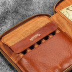 Legacy Leather Zip Pen Case for 6 Pens - Famous | Online Store