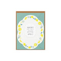 Letterpress Die-Cut Letter Set Lemon - Famous | Online Store