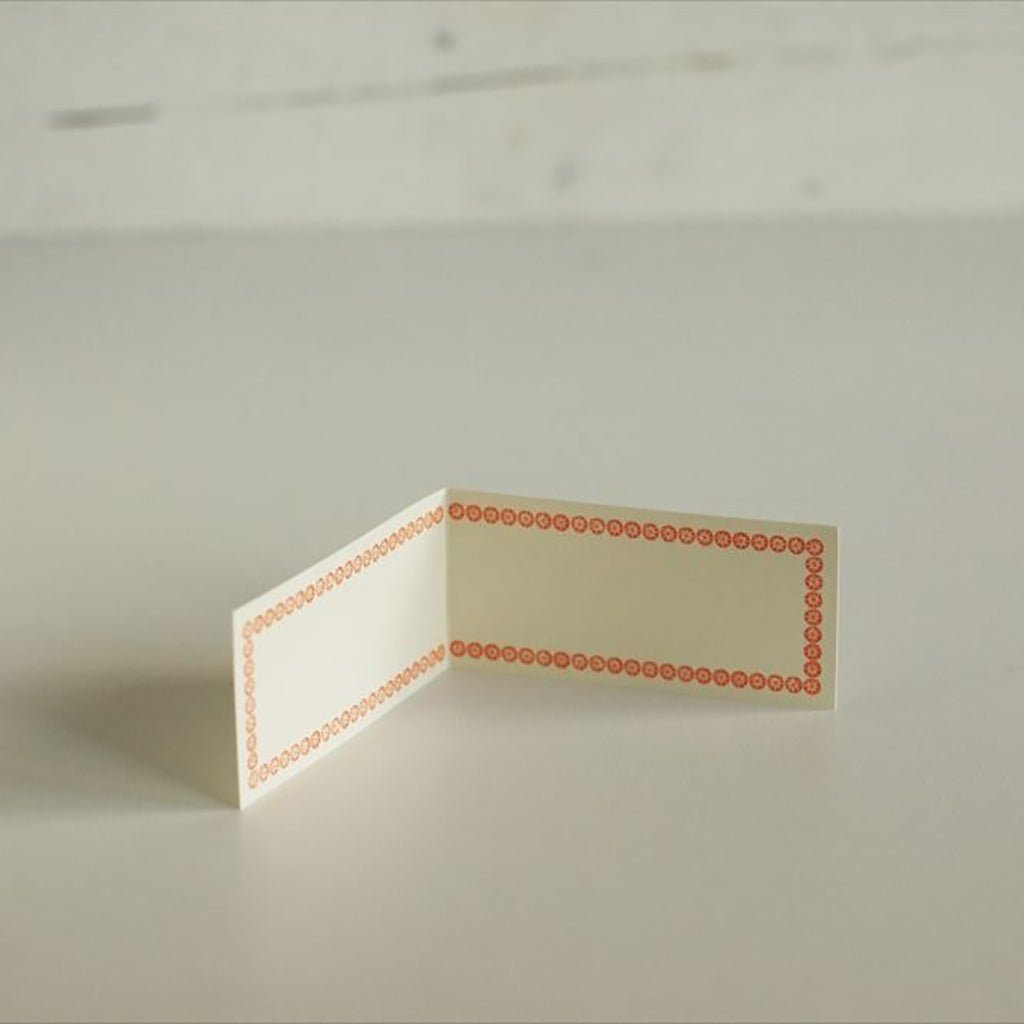 Letterpress Folded Memo Cards - Famous | Online Store