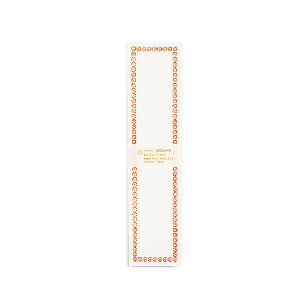Letterpress Folded Memo Cards - Famous | Online Store