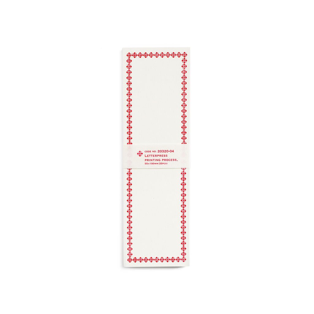 Letterpress Folded Memo Cards - Famous | Online Store