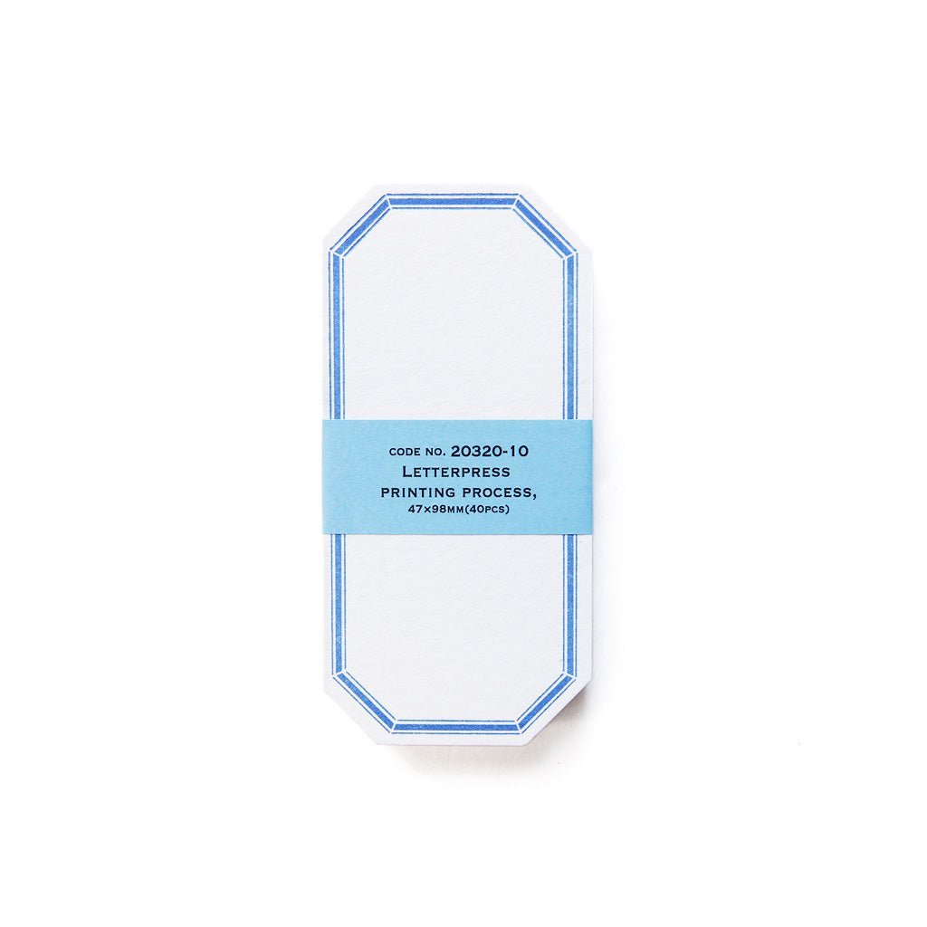 Letterpress Label Cards - Famous | Online Store