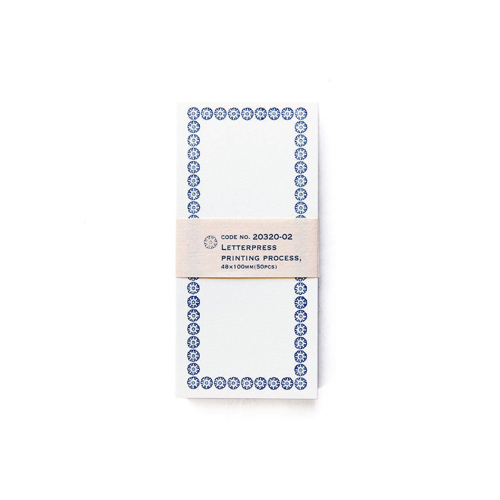 Letterpress Memo Cards - Famous | Online Store