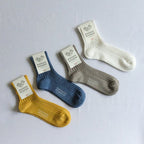Linen Ribbed Socks - Famous | Online Store