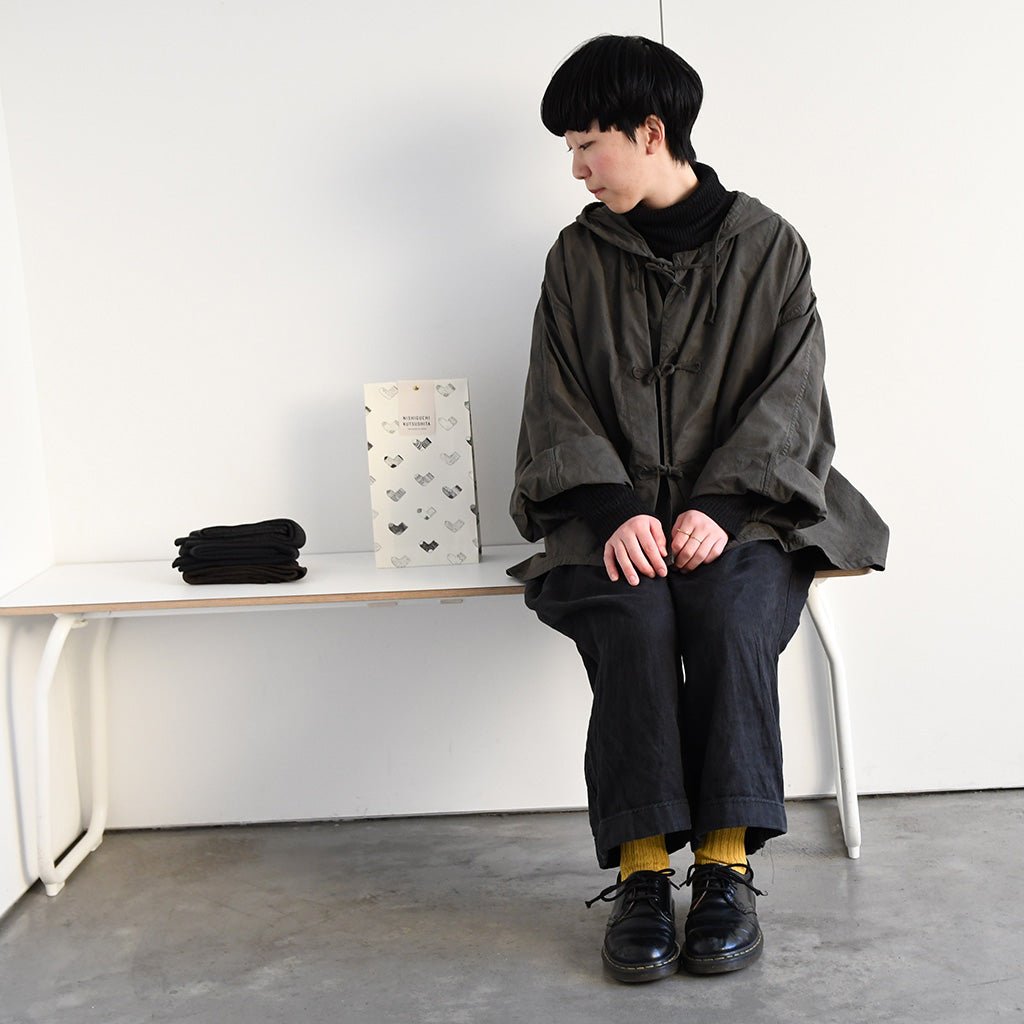Linen Ribbed Socks - Famous | Online Store