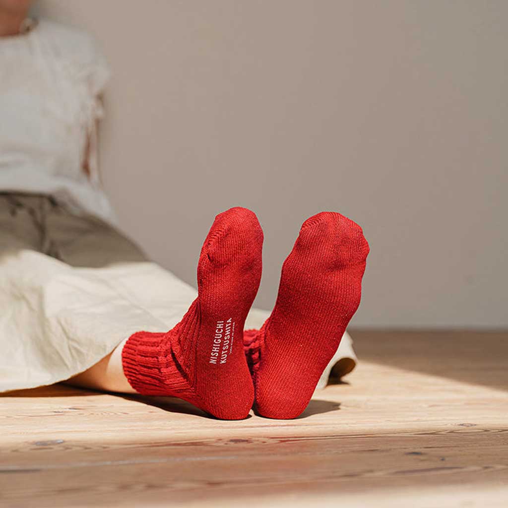 Linen Ribbed Socks - Famous | Online Store