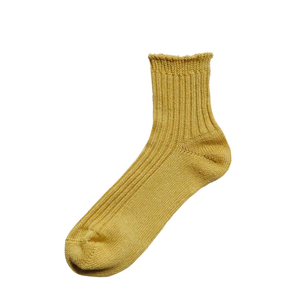 Linen Ribbed Socks - Famous | Online Store