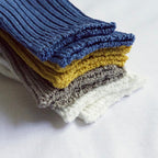 Linen Ribbed Socks - Famous | Online Store