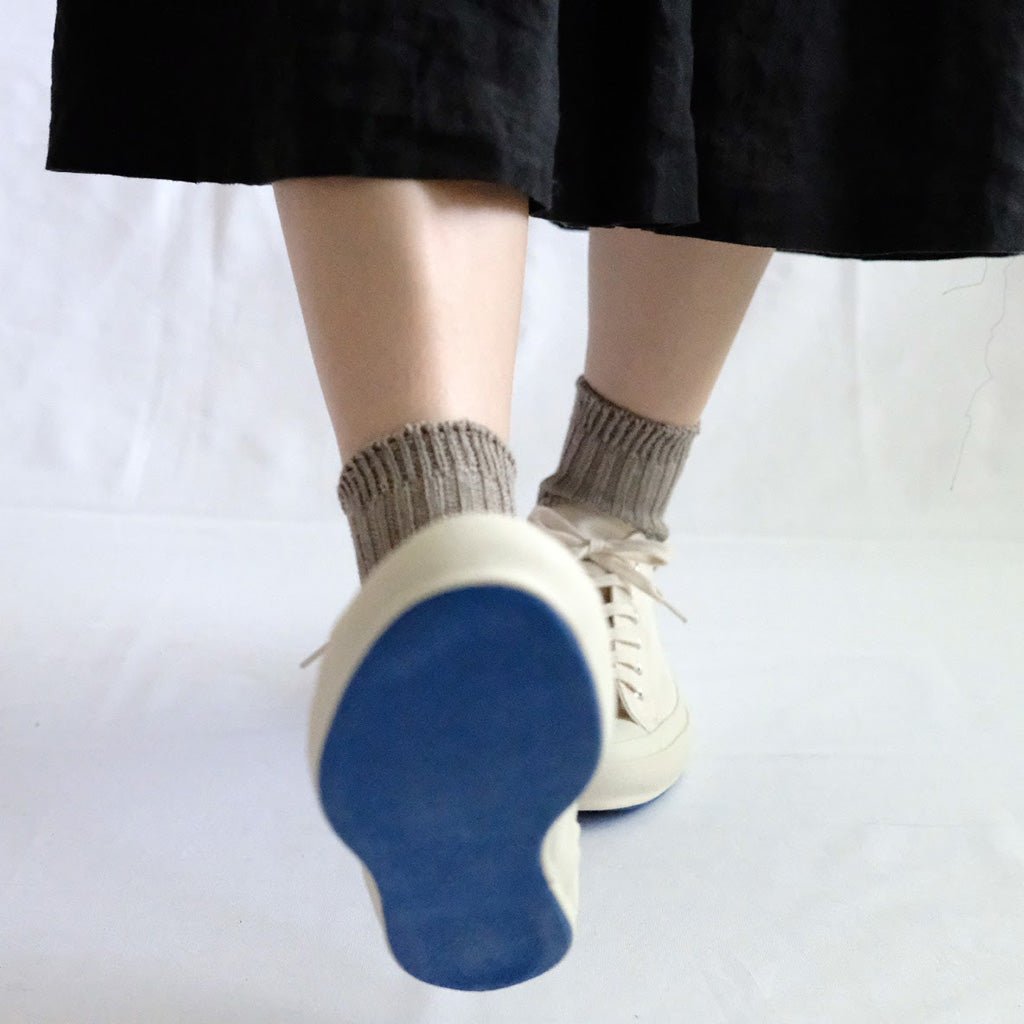 Linen Ribbed Socks - Famous | Online Store