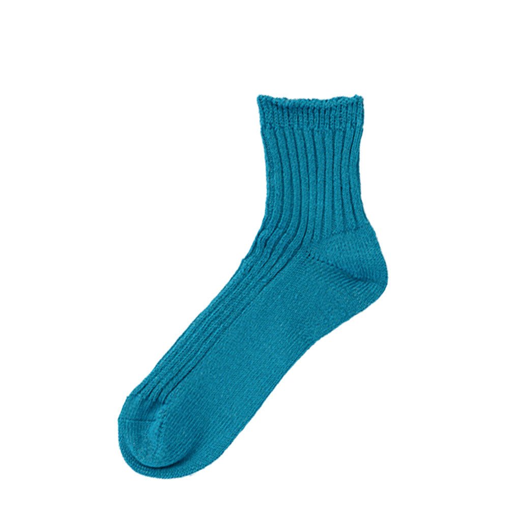 Linen Ribbed Socks - Famous | Online Store