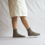 Linen Ribbed Socks - Famous | Online Store