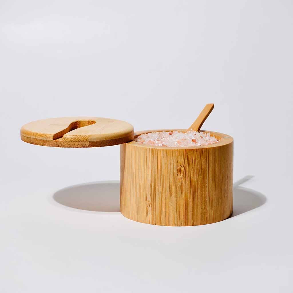 Magnesium Sanctuary Bath Salt Soak in Bamboo Refillable Bowl - Famous | Online Store